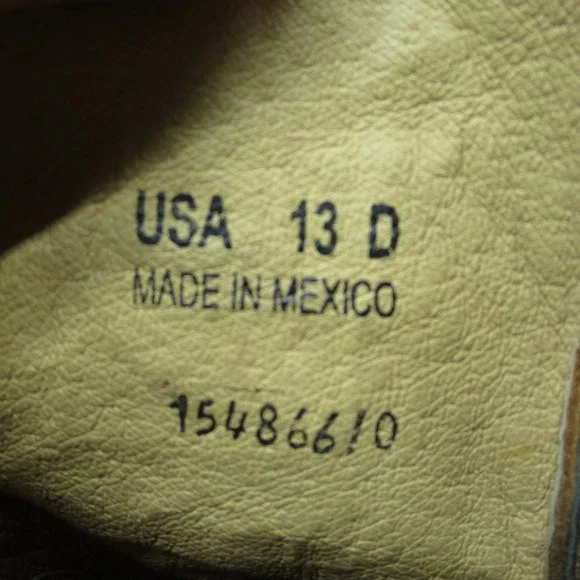 Cody James Western Boots Mens 13 D Brown Leather Square Toe Exotic Faux Elephant - Picture 4 of 16